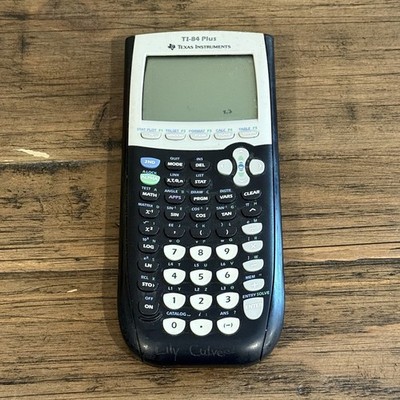 Texas Instruments TI-84 Plus Graphing Calculator Tested Working