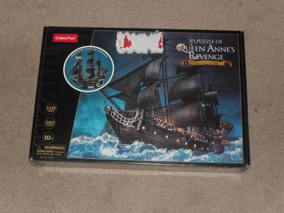 Queen Anne's Revenge - CubicFun LED 3D Puzzle / Modell