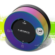 Nrg Steering Wheel 6-bolthole Quick Release Neo Chrome Lock Hub Adapter Wkey
