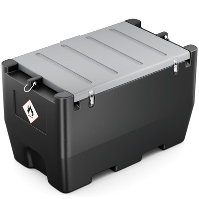 #ad #ad 50 Gallon Portable Fuel Transfer Tank with 12V Electric Fuel Transfer Pump Black $418.99