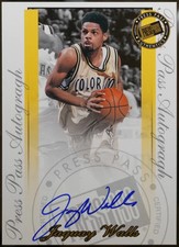 2000 Press Pass SE #NNO Jaquay Walls Autographs Basketball EX