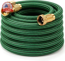 Garden Hose 25 ft NON-EXPANDABLE Water Hose, Flexible  Lightweight Kink Resista