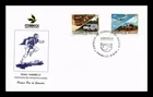 Dr Jim Stamps Bolivia America Upaep Postal Transportation Vehicles 2V Set Fdc