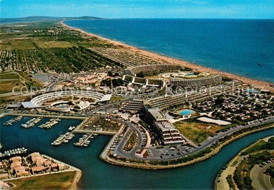 Cap-d Agde Vue aerienne du Centre Helio marin