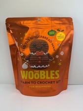 The Woobles Beginner Crochet Amigurumi Kit Ted the Gingerbread Man New