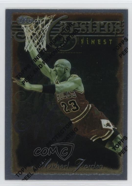 1996-97 Topps Finest Uncommon Silver Michael Jordan #127 HOF 1fb7