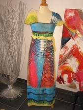 ROBE LONGUE COLORée MAXI DRESS  COLLECTION SAVE THE QUEEN  L 40 UK L 12