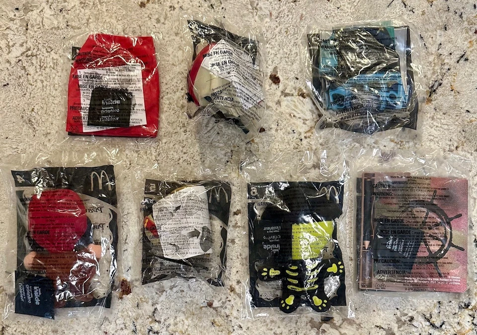 McDonald's 2006 Pirates of the Caribbean - Lot of Seven (1, 2, 3, 4, 5, 6, 8) - Image 2 of 2