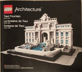 2014 LEGO Architecture 21020 Trevi Fountain INSTRUCTION BOOKLET