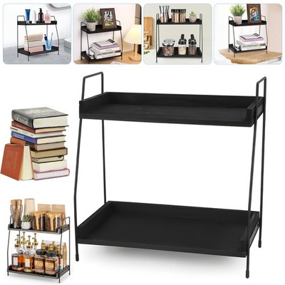Küchenregal Kaffeestation Kaffee Organizer Multifunktional 2-stufig 38x37.5x19cm