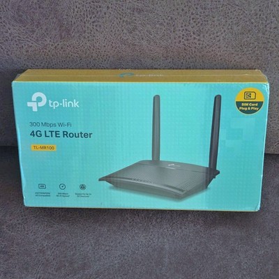 TP-Link 300 Mbps Wireless Wi-Fi 4G LTE Router TL-MR100 versiegelt NEU