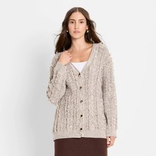 Women's Relaxed Cardigan Sweater - Future Collective