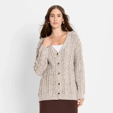 Women's Relaxed Cardigan Sweater - Future Collective