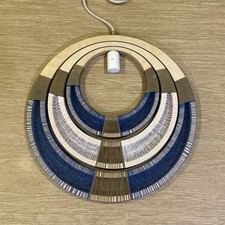 54kibo Woven Blue Pendant Light Ndebele Inspi...