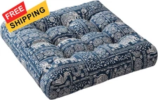 Codi Meditation Floor Pillow, 1 Count (Pack of 1), Square | Indigo Elephant 