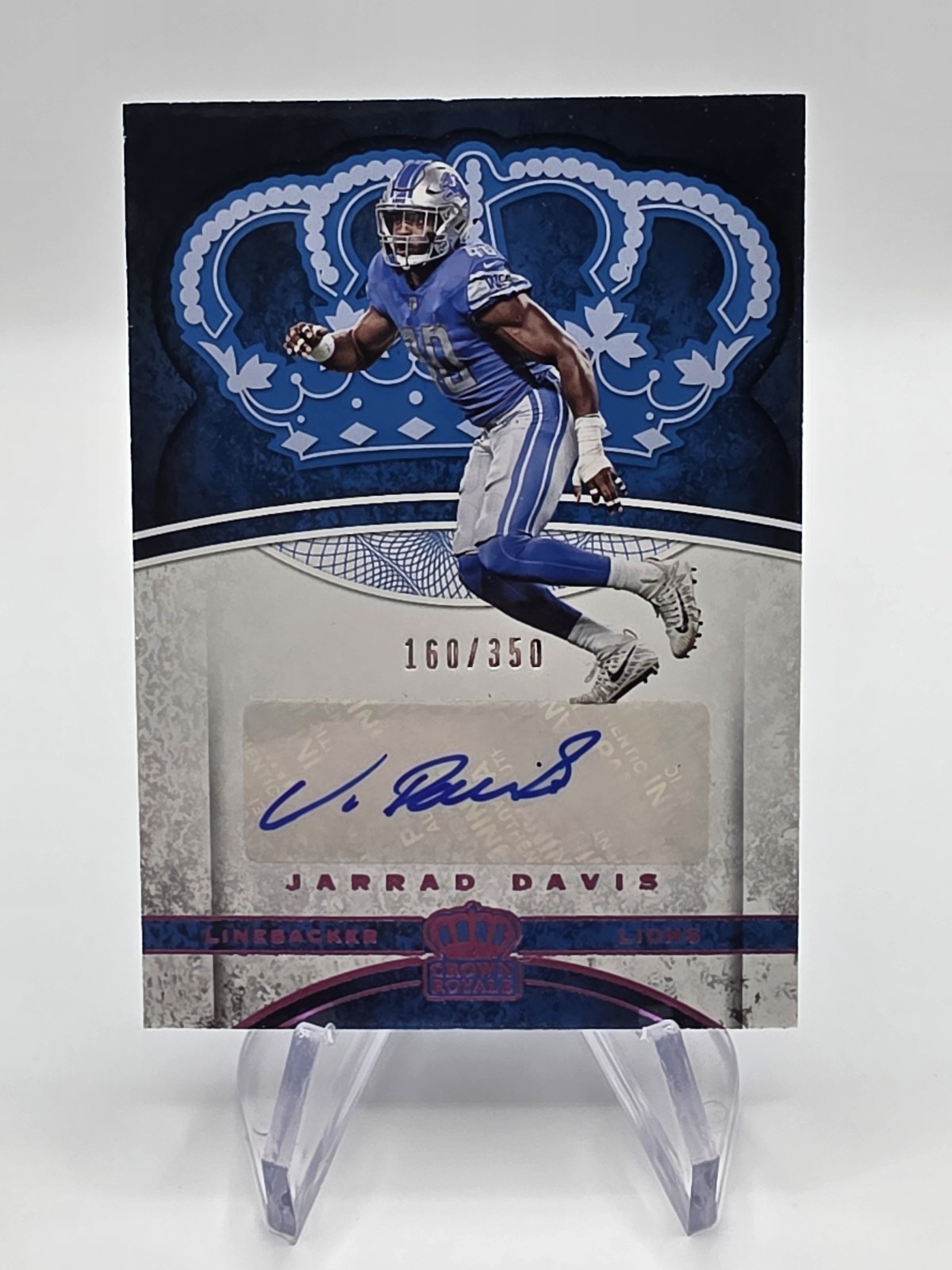Jarrad Davis Panini Crown Royale Rookie Autographs #17 Pink