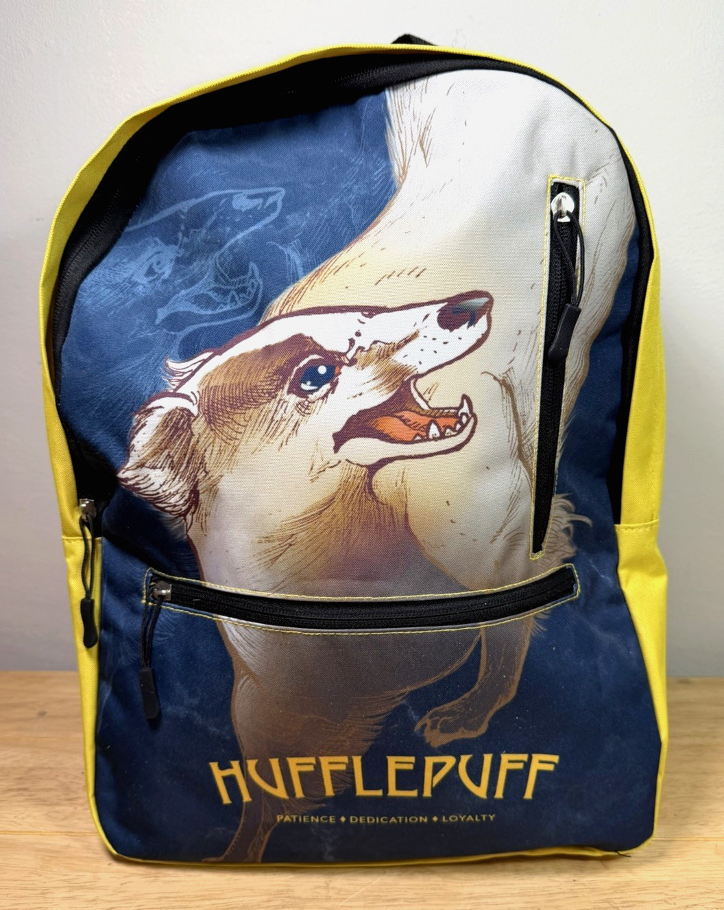 Harry Potter Hufflepuff House Backpack Wizarding World Badger Rucksack Official