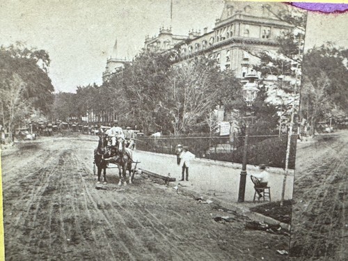 Congress Hall Saratoga New York NY Stereoview Old Photo - Picture 4 of 6