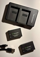 Canon LP-E17 Battery Pack RP-BC013 Battery Charger and 2 Batteries - RavPower