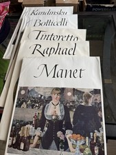5 Books Of Prints By Manet, Raphael, Tintoretto,Botticelli And Kandinsky