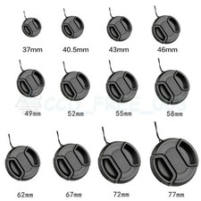 1PC 37  82mm Front Lens Cap Cover Center Pinch Snap On For Nikon Sony Pentax