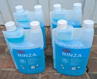 4 PACK Urnex - Rinza Milk Frother Cleaner (Alkaline)- 33.6 oz (1 liter) each