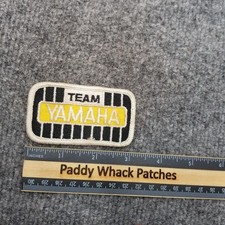 Vintage Team Yamaha Patch Motorcycle Racing ATV Stained T3b