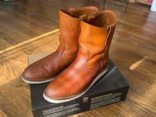 Red Wing Shoes 866 Pull-On Leather Work Boots EH Made in USA Men's 10.5D