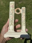 Antique Weller Pottery Romas Double Bud Vase - Art Nouveau Style