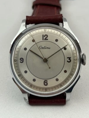 Orologio Certina carica manuale con quadrante bitonale - vintage watch 1950s - Imagen 1 de 4