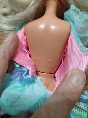 MATTEL 1976 Vintage BALLERINA BARBIE Doll Blonde Blue Eyes Missing Shoe - Picture 6 of 6