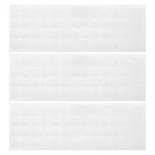 Chinese Keyboard Sticker Clear Back White Letter 3Piece-4 Type