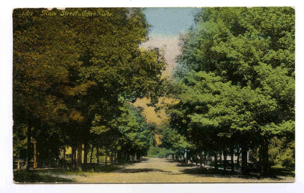 Main Street Omro Wisconsin 1910 postcard eBay