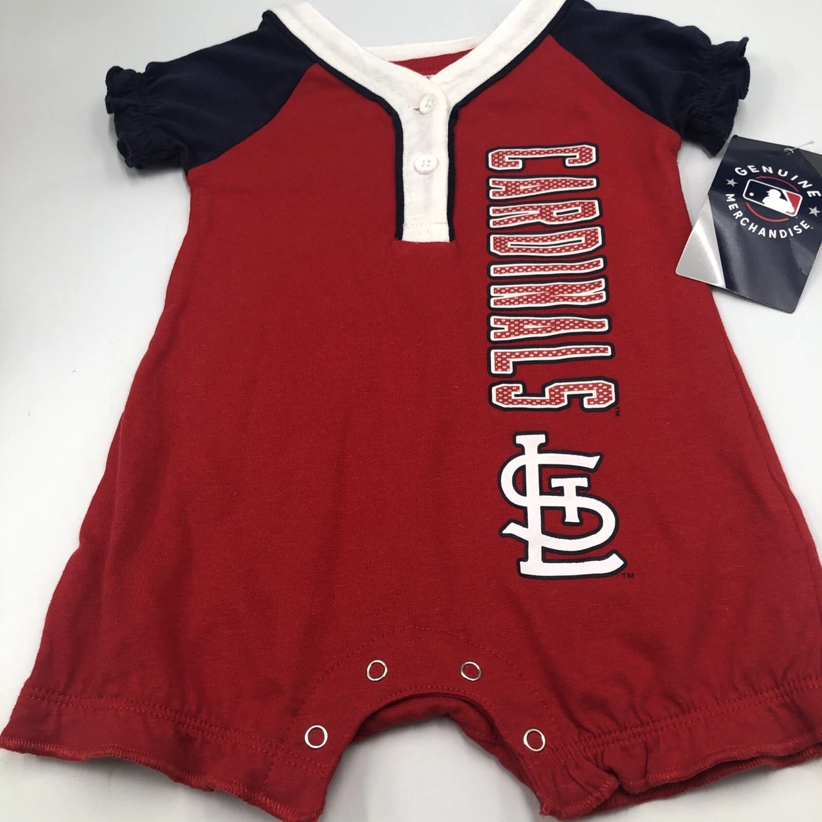 MLB Genuine St. Louis Cardinals Infant/Baby One Piece Outfit 3-6 months