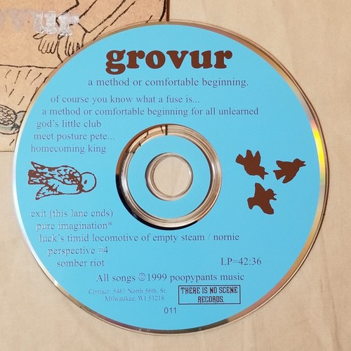 GROVUR A Method Or Comfortable Beginning CD Jason Mohr Juniper Tar Telectro Band - Picture 8 of 8