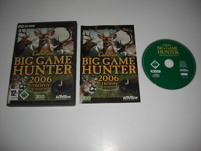 Cabela's BIG GAME HUNTER 2006 Trophy Season PC CD Rom - SCHNELLER VERSAND