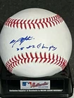BJ UPTON TAMPA RAYS  2008 AL CHAMPS  SIGNED OML BASEBALL