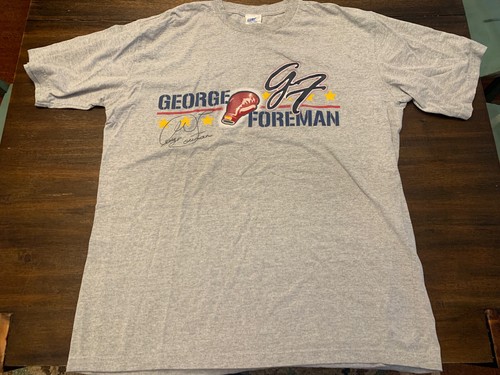 Vintage 90er George Foreman Boxershirt Sport Boxen 2XL SCHÖN