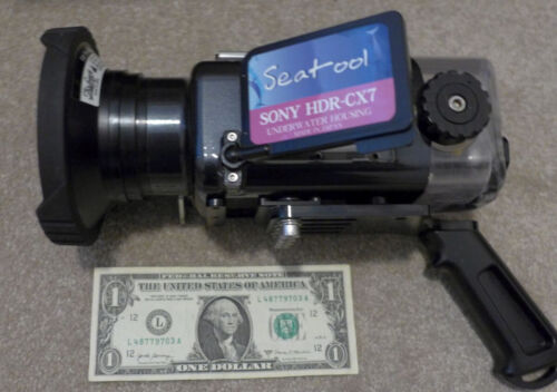 HD 1080 Pro Underwater Camera Housing Seatool w/Aspheron & Two Sony Cameras - Picture 1 of 7