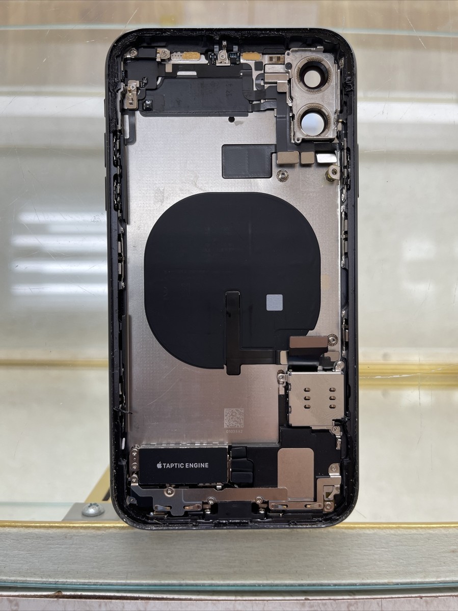 iPhone 11 Housing Back Replacement Black Space Gray With Small
