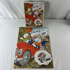 Vtg Walt Disney  s Donald Duck Huey Dewey  Louie 100 Pc Jigsaw Puzzle Complete