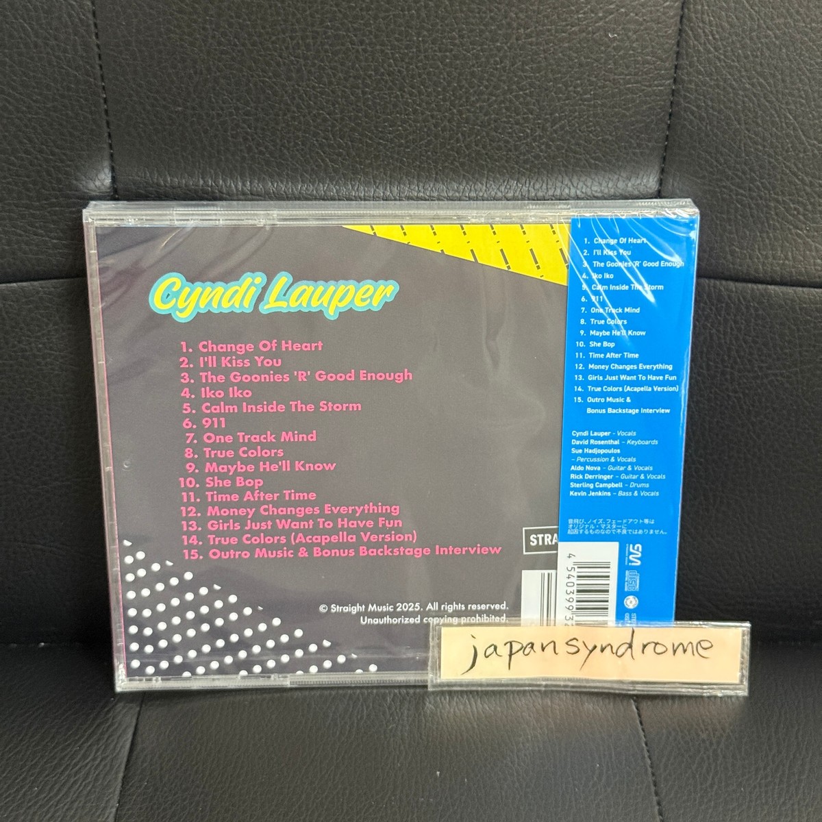 K-POP・アジア Cyndi 1 with U CD Cyndi Lauper Girls Just Want To Have Fun 1995 CD Single Import