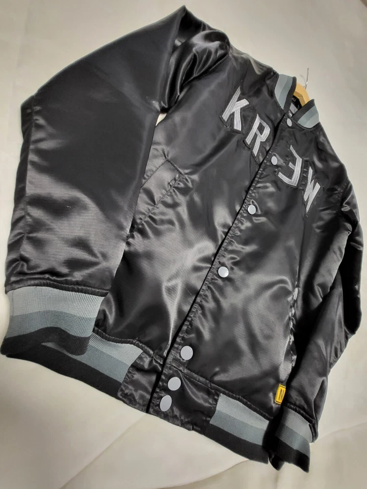 Chaqueta de satén KR3W Thrasher clásico letterman  Foto 2 de 4