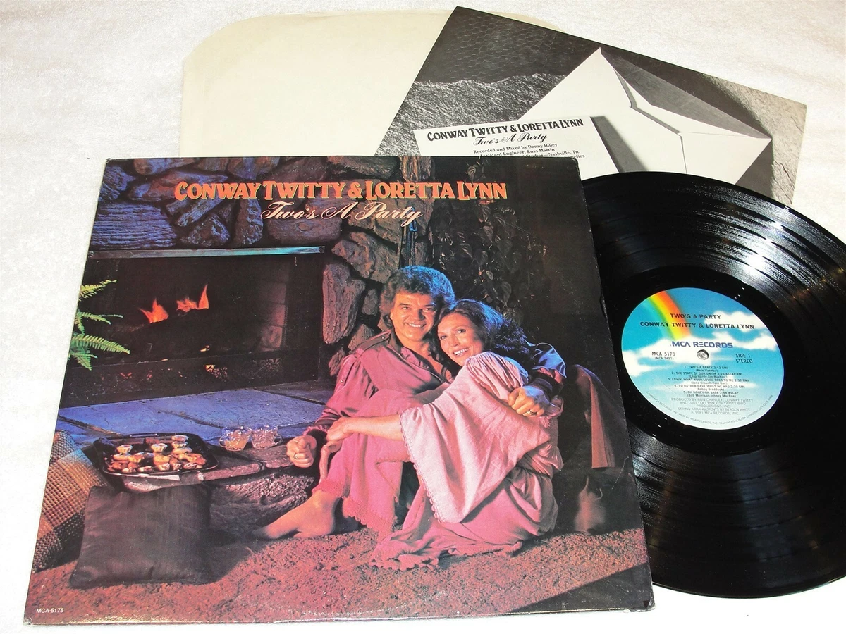 Conway Twitty/Loretta Lynn "Two''s A Party" 1981 Country LP, Nice EX!,  +Insert | eBay