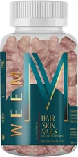 WEEM Hair Skin and Nails Gummies - Supports Healthy Hair - Vegan biotin Vitam...