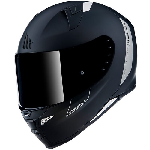 CASCO MOTO INTEGRALE MT HELMETS REVENGE SOLID A1 NERO OPACO MATT BLACK |  eBay