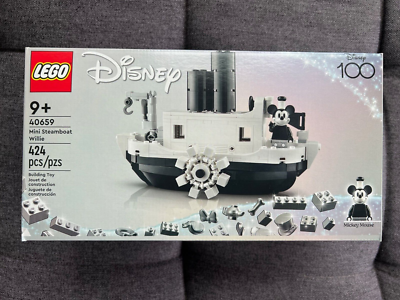 LEGO 40659 Mini Steamboat Willie New Sealed