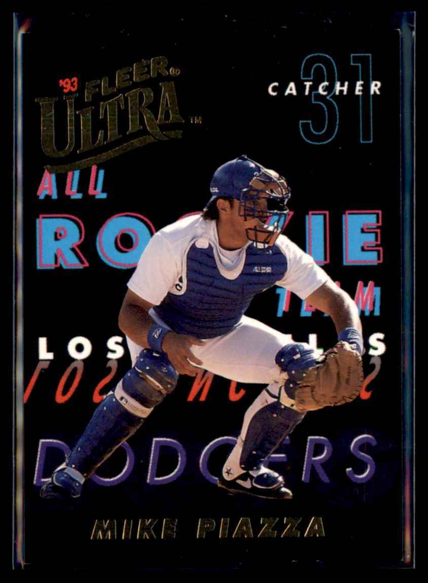 1993 Fleer Ultra All Rookie Team Mike Piazza Los Angeles Dodgers