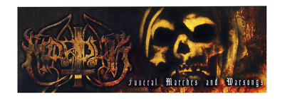 MARDUK - Funeral Marches And Warsongs - Indoor-Sticker/Aufkleber - 21,0 x 7,4 cm