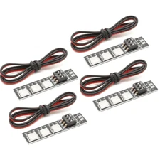 4 Matek RGB LED Board 5050 12V Multi-Color for FPV Multicopter Plane (4 Boards) 